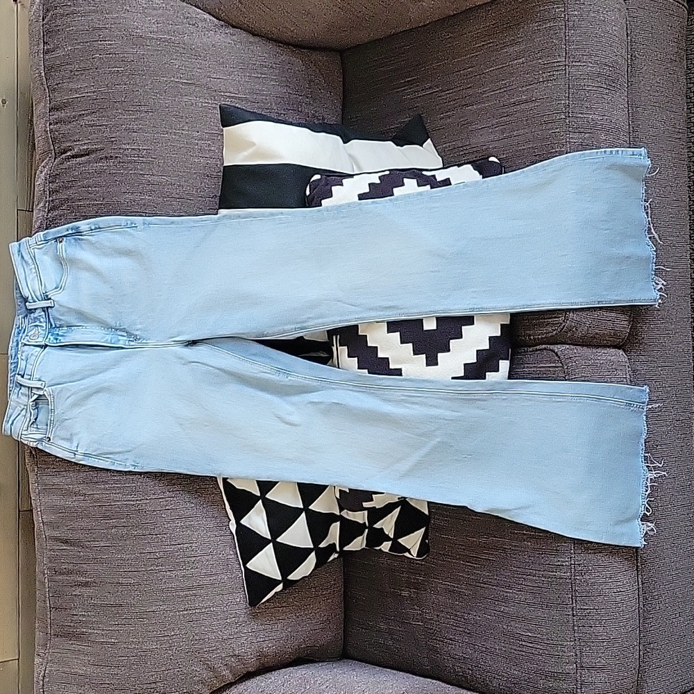 Women's long flare jeans